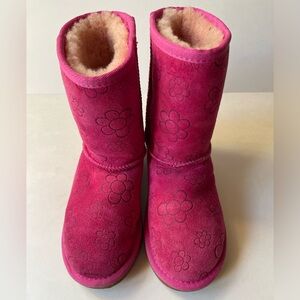 Girls Pink Boots Size 2 Little Girl